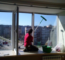 Мытье окон в однокомнатной квартире Княгинино